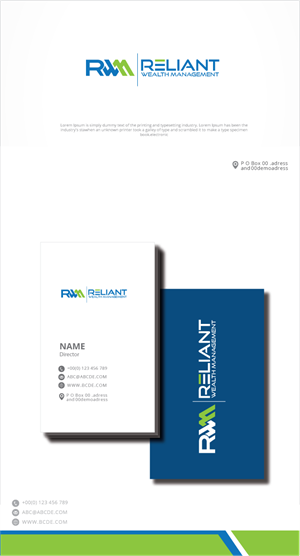 Logo-Design von zebronicgraphic für Reliant Wealth Management | Design: #33431040