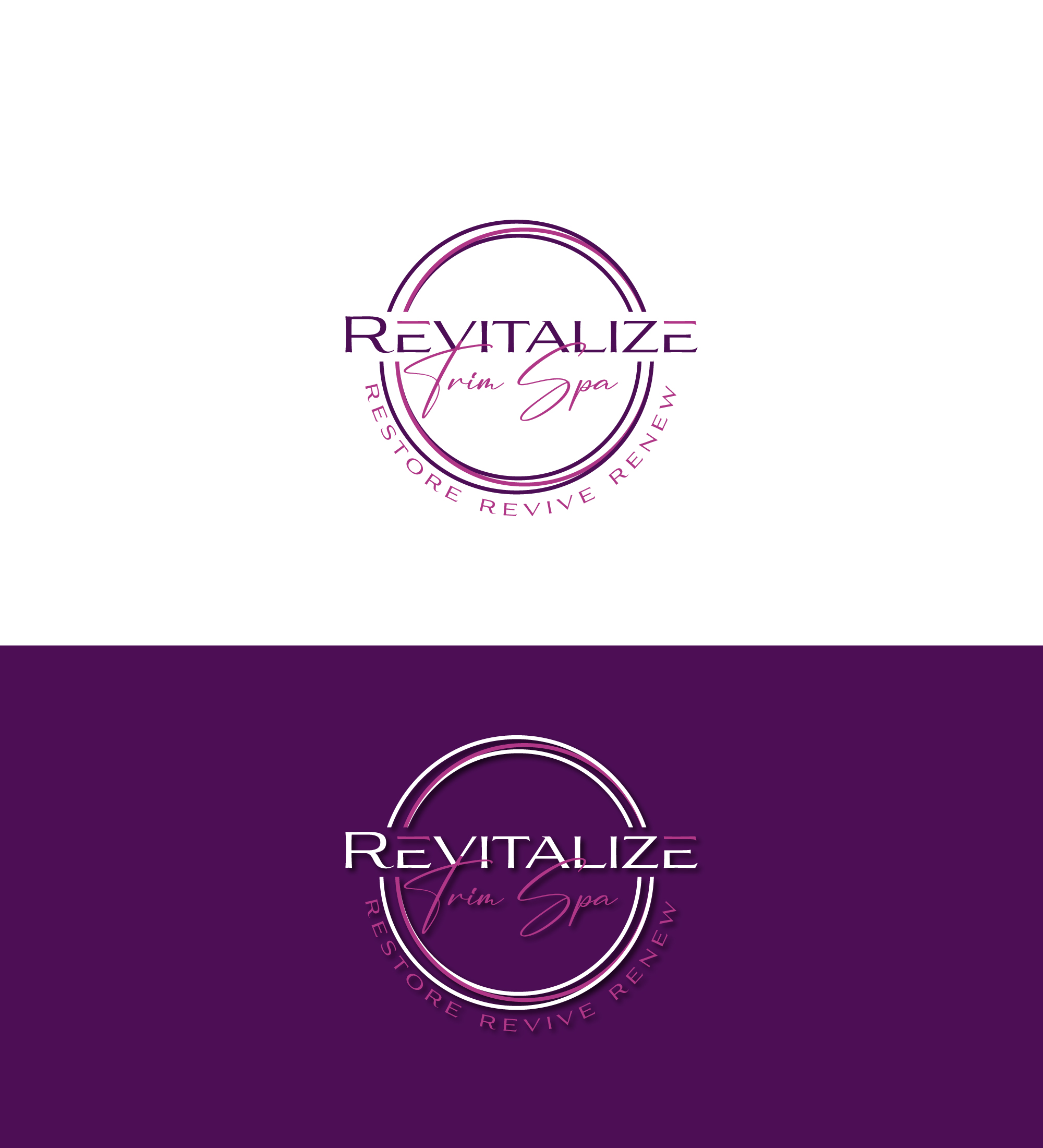 Logo Design by RS_Design for Revitalize Trim Spa | Design #33441500