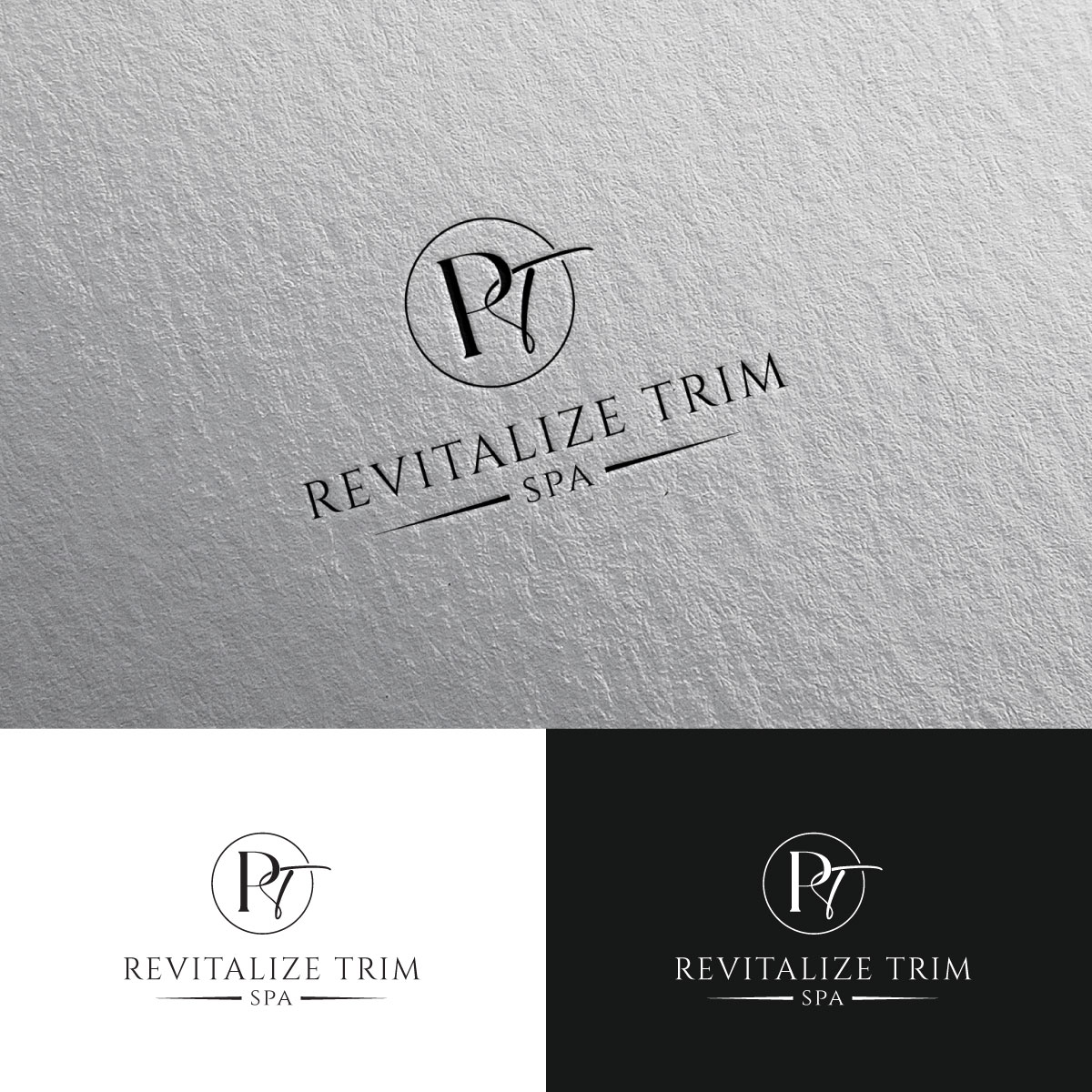 Logo Design by Alex Henry for Revitalize Trim Spa | Design #33429128