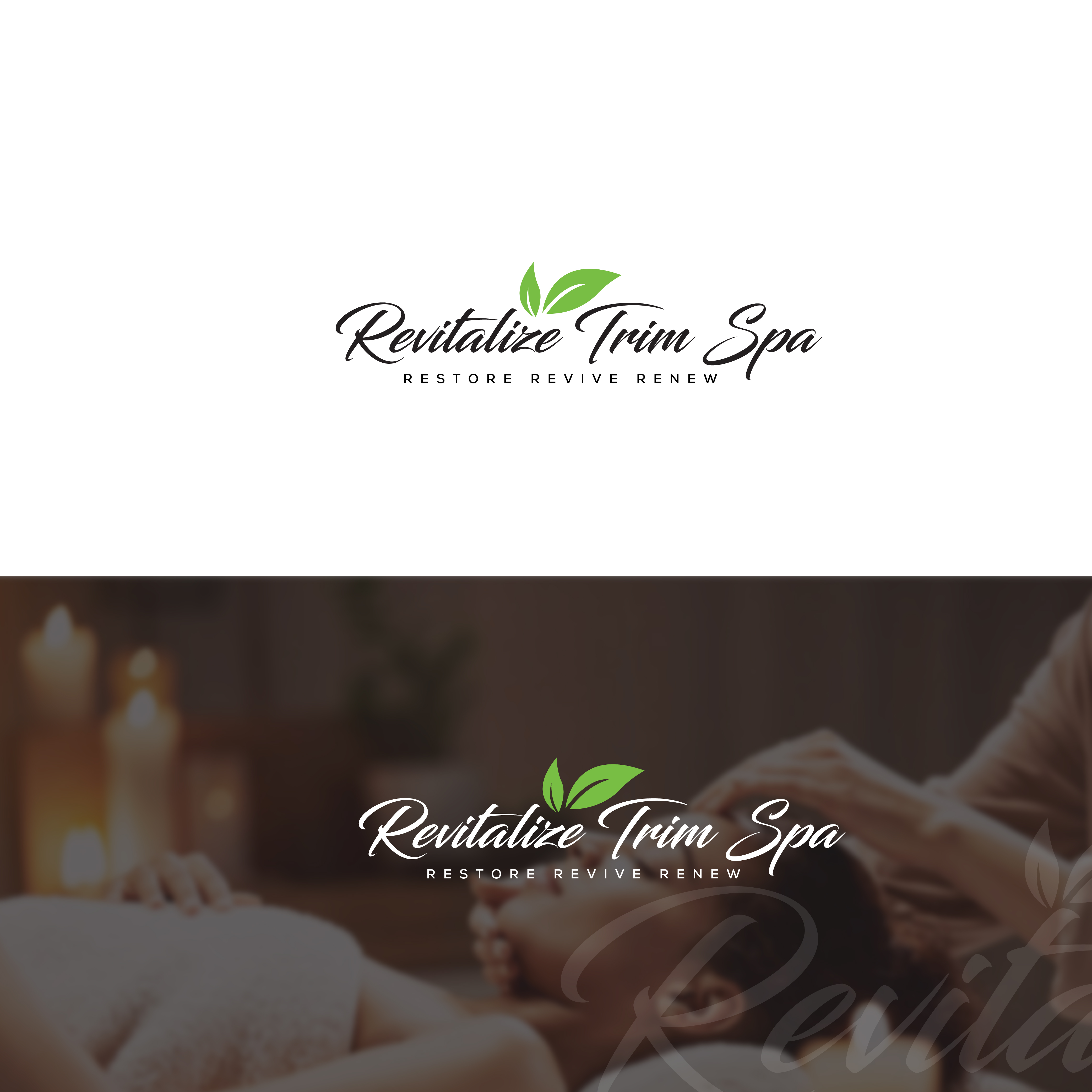 Diseño de Logo por victipedia para Revitalize Trim Spa | Diseño #33443058