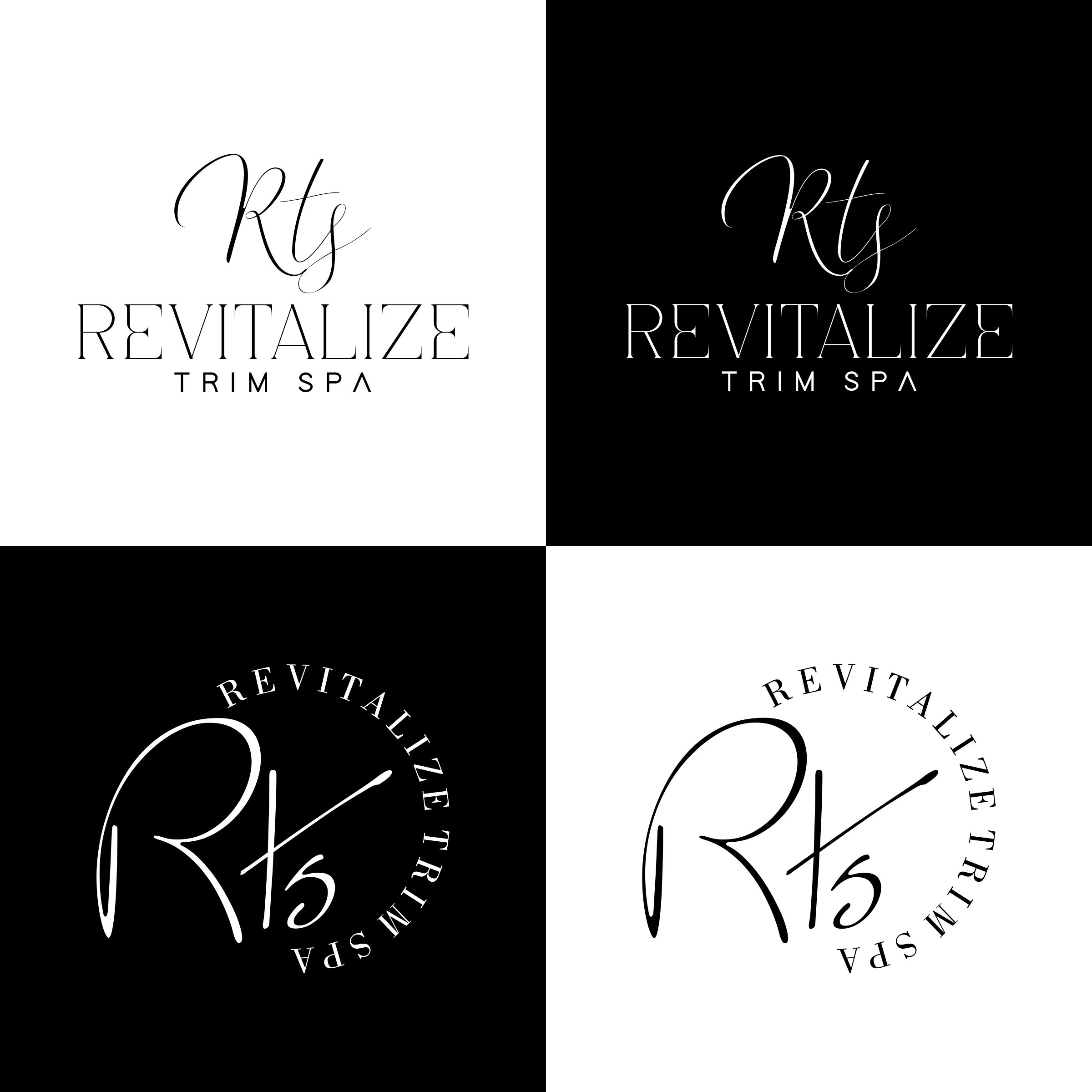 Logo-Design von creative.bugs für Revitalize Trim Spa | Design #33432480