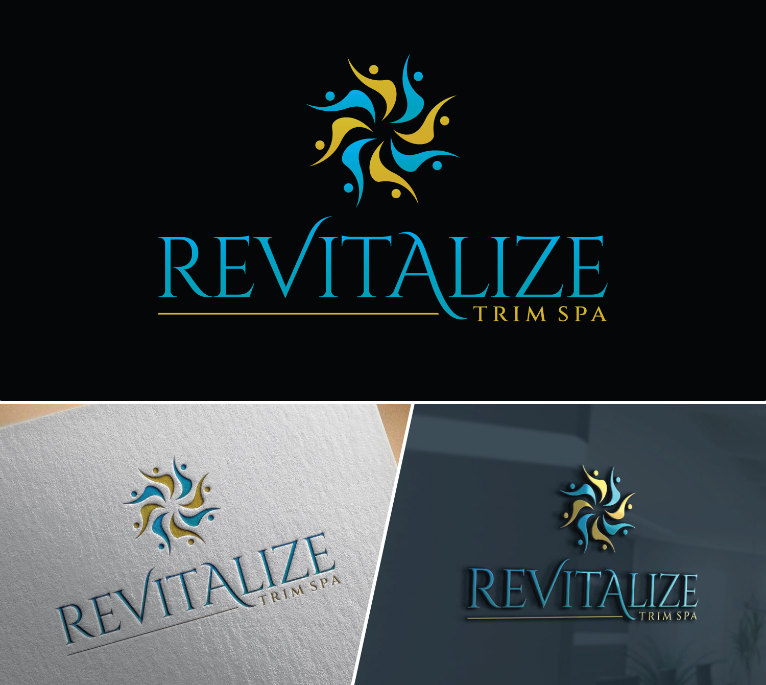 Design de Logo par Atec pour Revitalize Trim Spa | Design #33440679