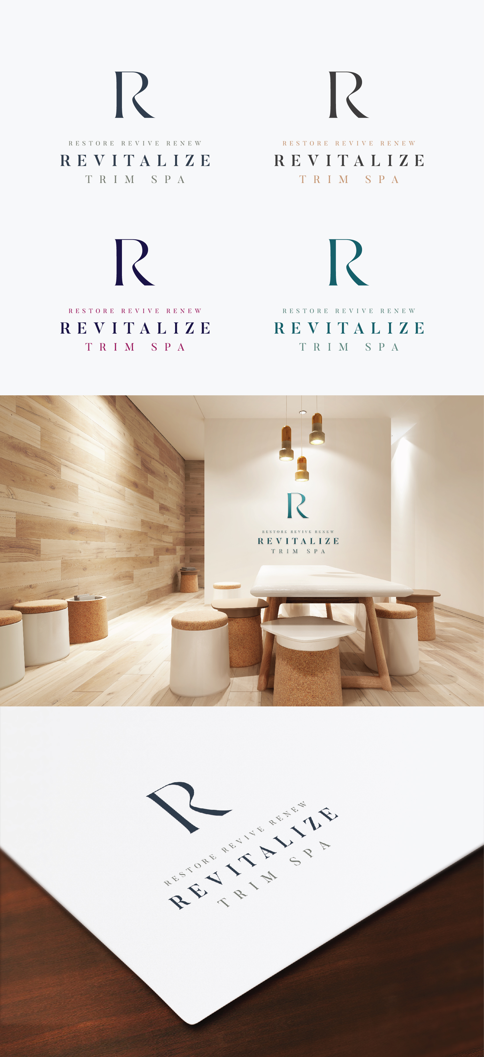 Logo-Design von IMilenovic für Revitalize Trim Spa | Design #33440982