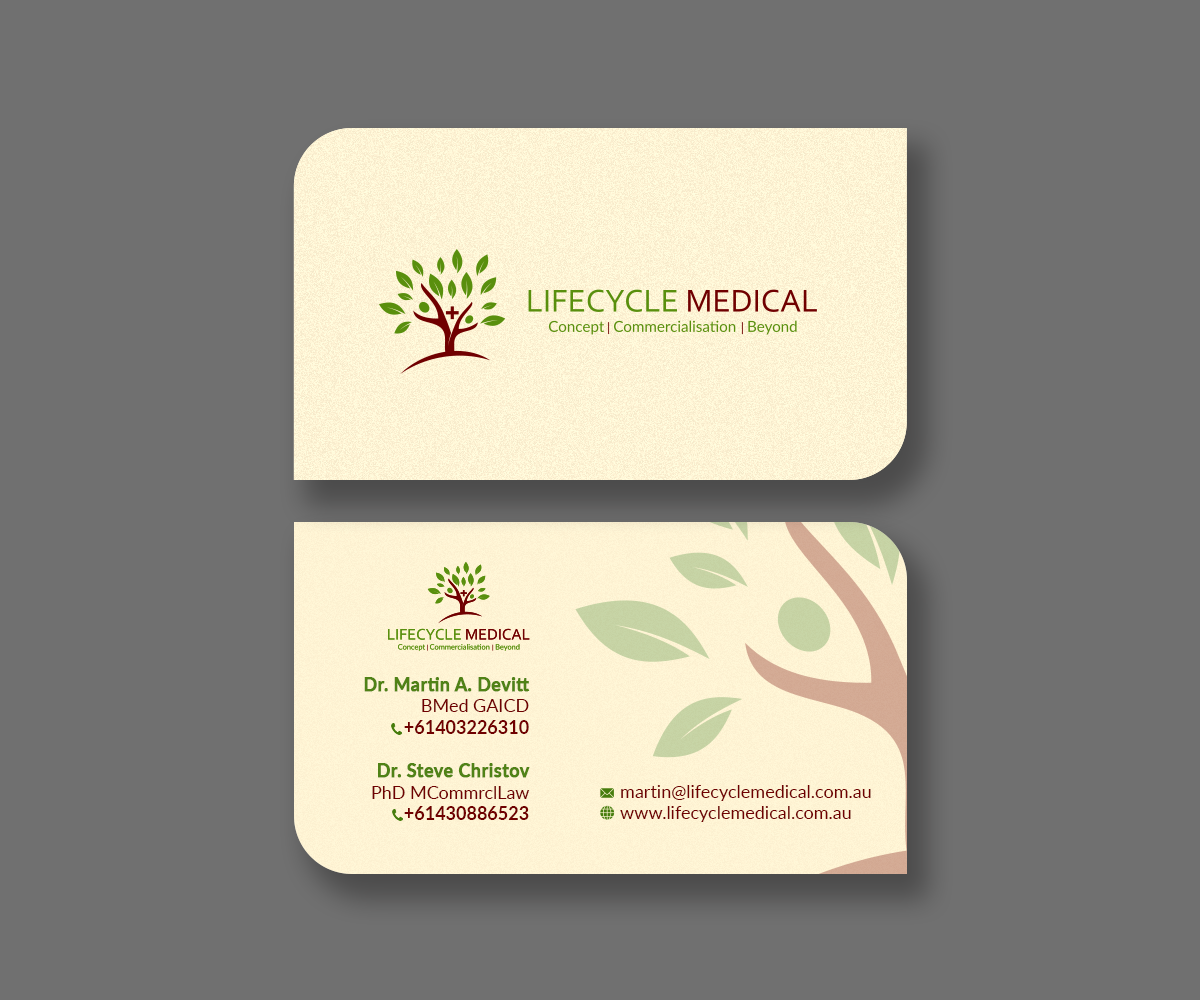 Business Card Design by Andrés Sebastián for this project | Design #33433419