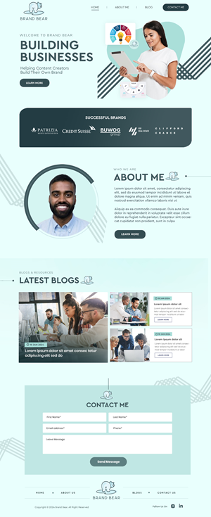 Web Design by Blue Sparrow for this project | Design: #33439606