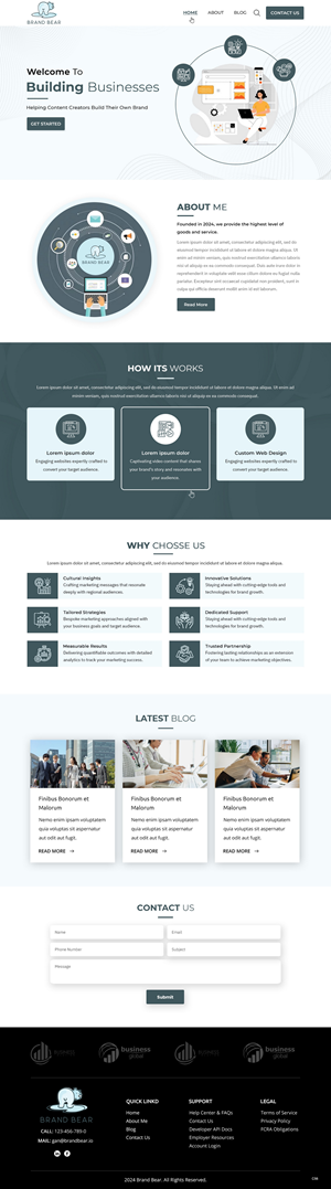 Web Design by pb for this project | Design: #33439677