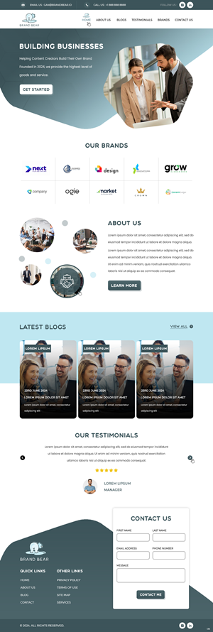 Web Design by pb for this project | Design: #33439678