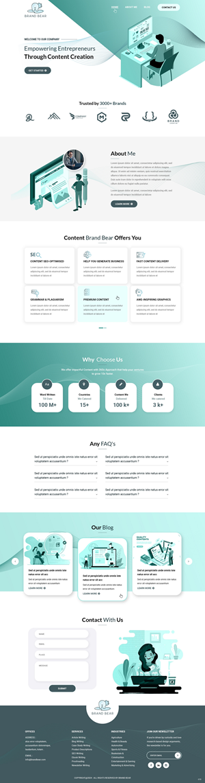 Web Design by pb for this project | Design: #33439681
