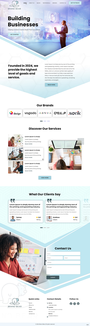 Web Design by pb for this project | Design: #33450839