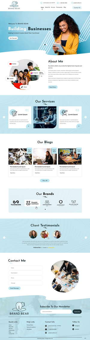 Web Design by pb for this project | Design: #33450843