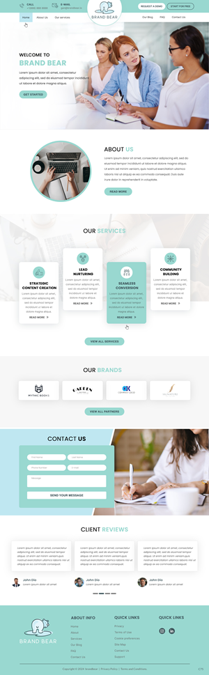Web Design by pb for this project | Design: #33450849