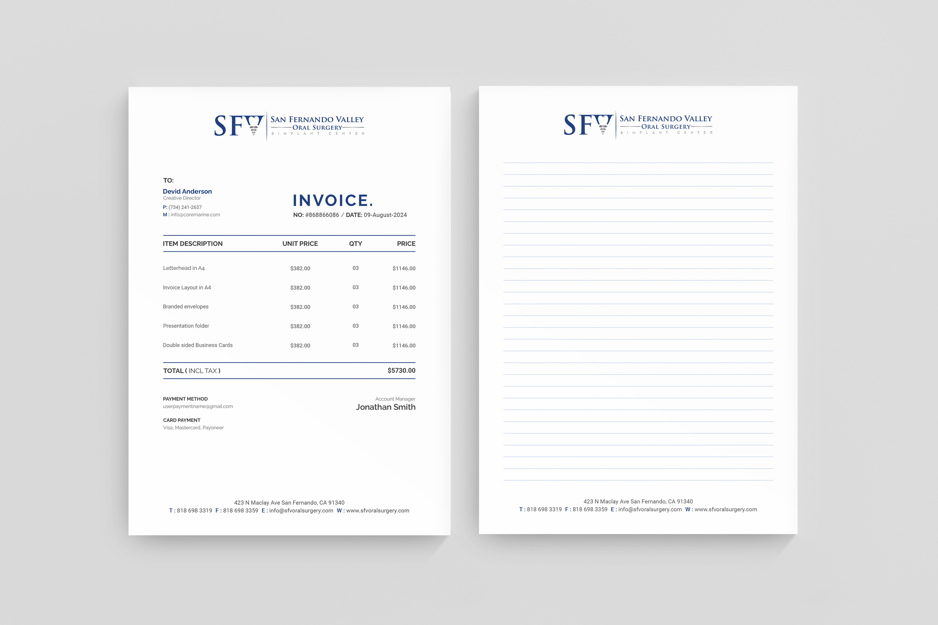 Stationery Design by R.design for this project | Design #33453454