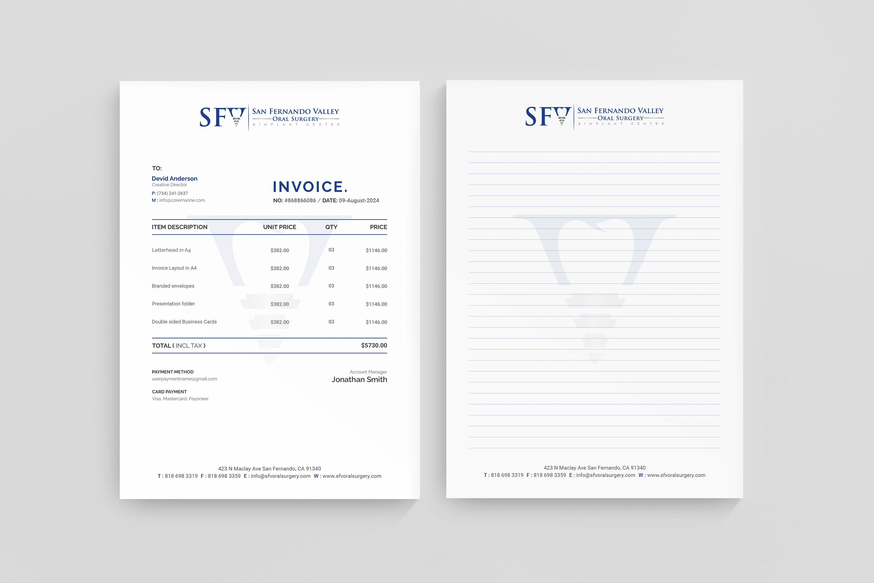 Stationery Design by R.design for this project | Design #33457857