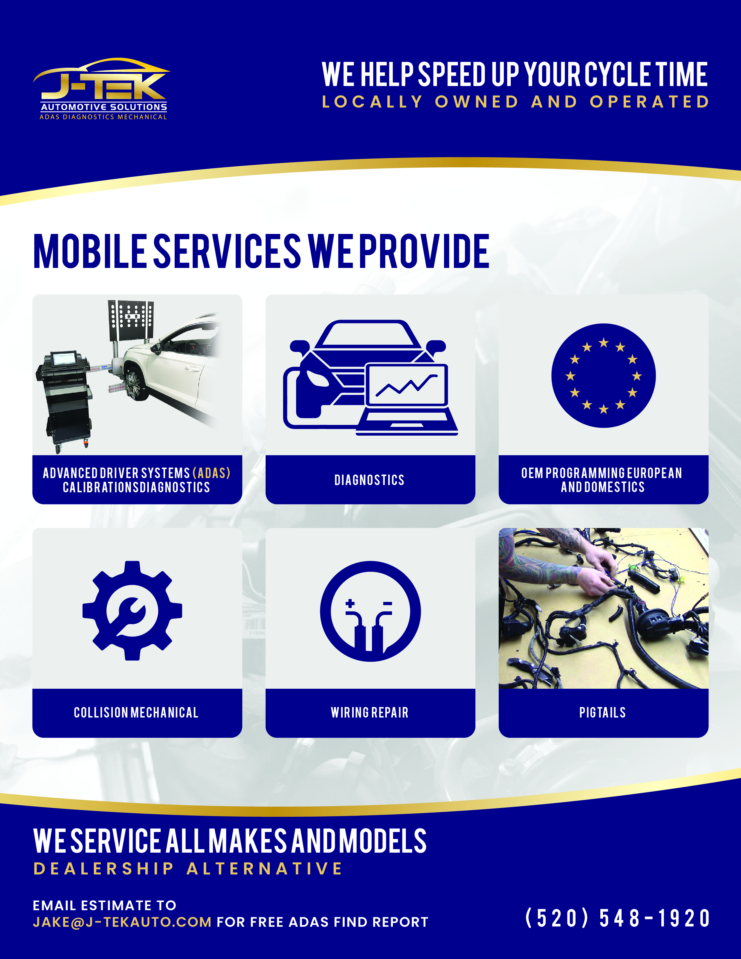 Flyer Design by Joseph Kebede for J-TEK AUTOMOTIVE SOLUTIONS | Design #33449110