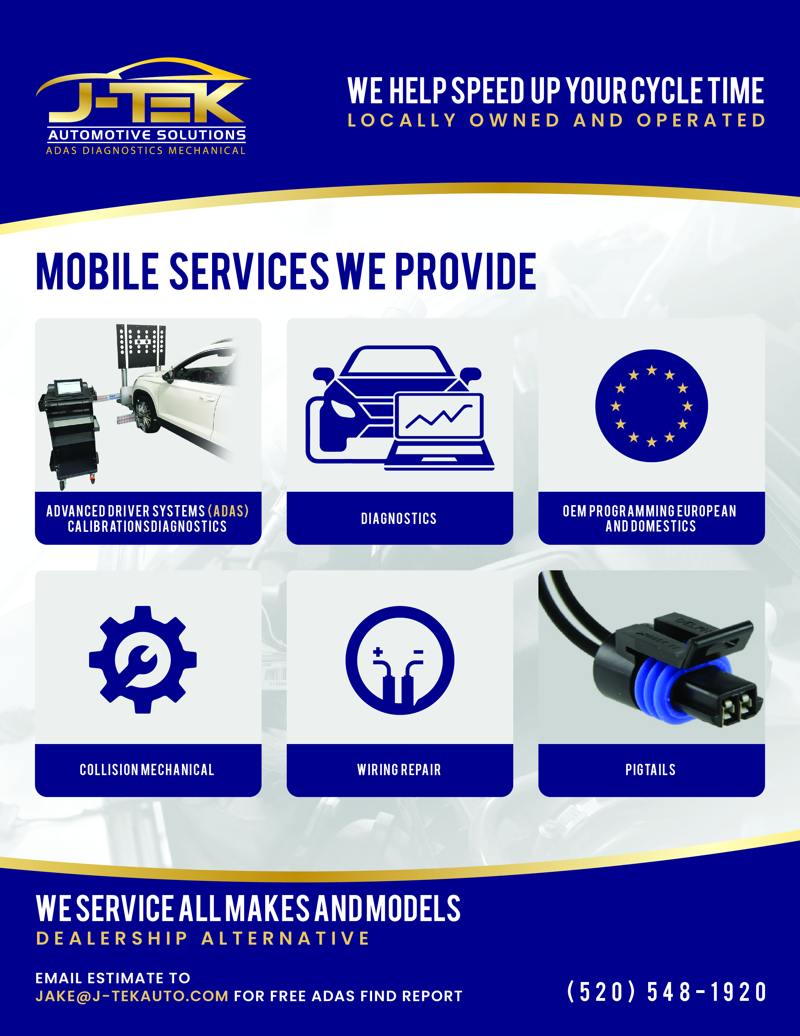 Flyer Design by Joseph Kebede for J-TEK AUTOMOTIVE SOLUTIONS | Design #33453947