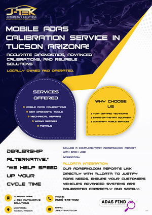 Flyer Design by pb for J-TEK AUTOMOTIVE SOLUTIONS | Design: #33450896