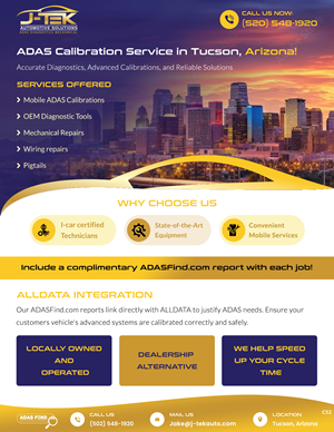 Flyer Design by pb for J-TEK AUTOMOTIVE SOLUTIONS | Design: #33450897