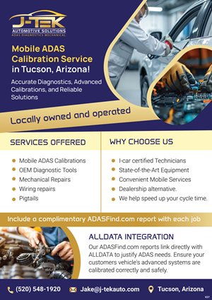 Flyer Design by pb for J-TEK AUTOMOTIVE SOLUTIONS | Design: #33450901