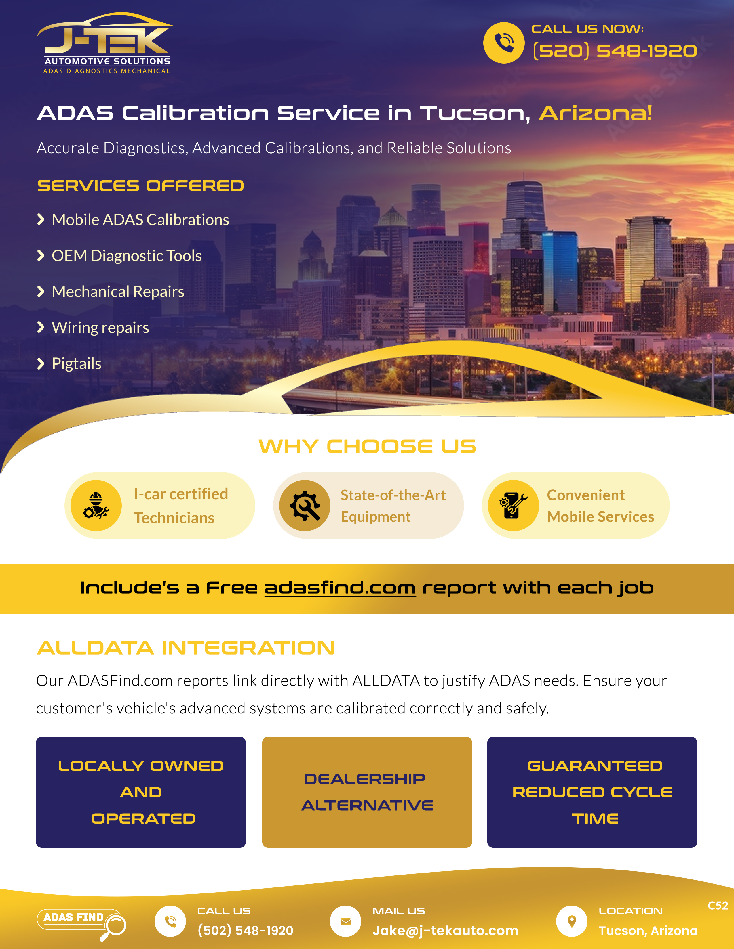 Flyer Design by pb for J-TEK AUTOMOTIVE SOLUTIONS | Design #33455317