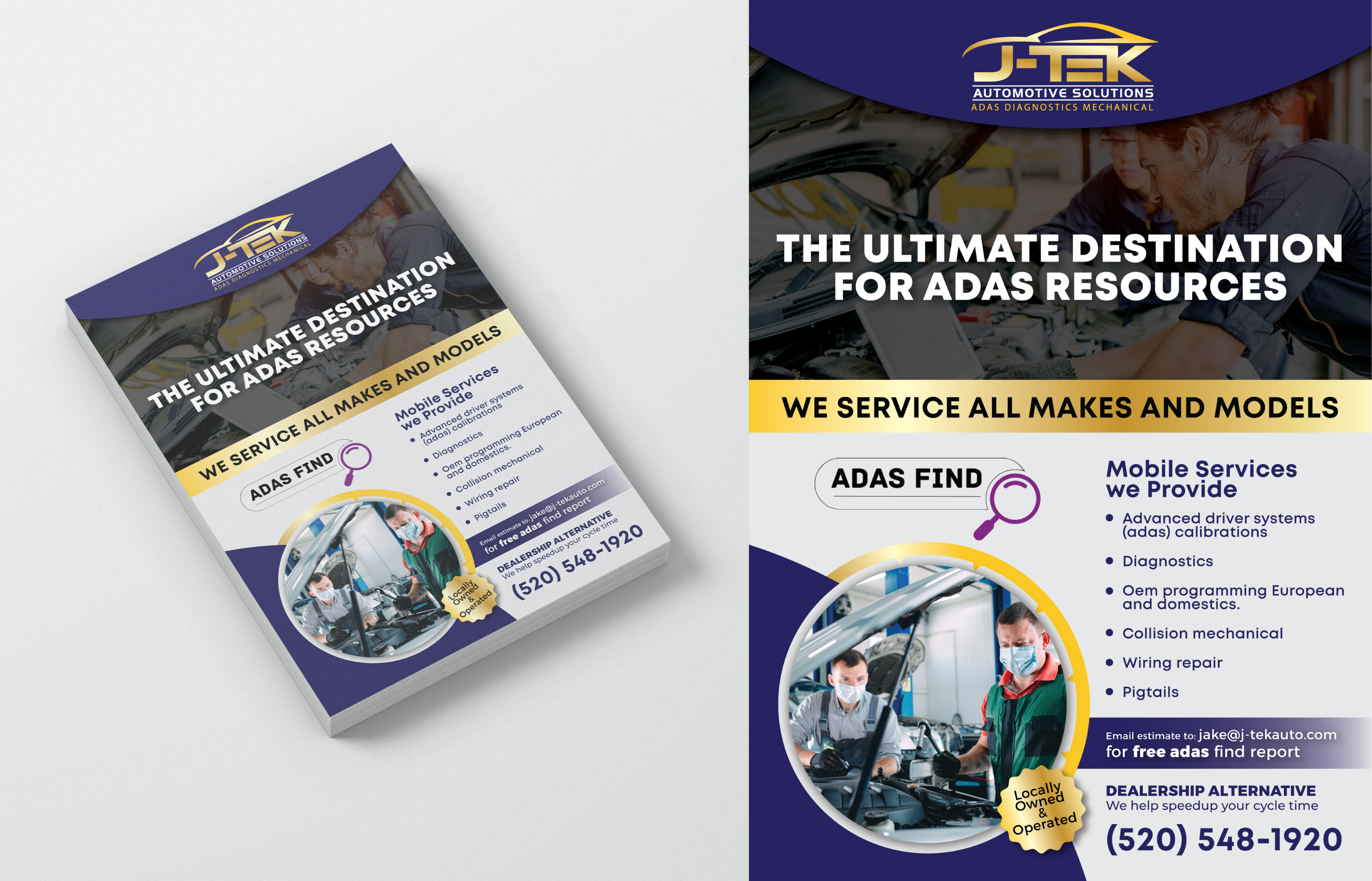 Flyer Design by Impressive Solutions for J-TEK AUTOMOTIVE SOLUTIONS | Design #33449358