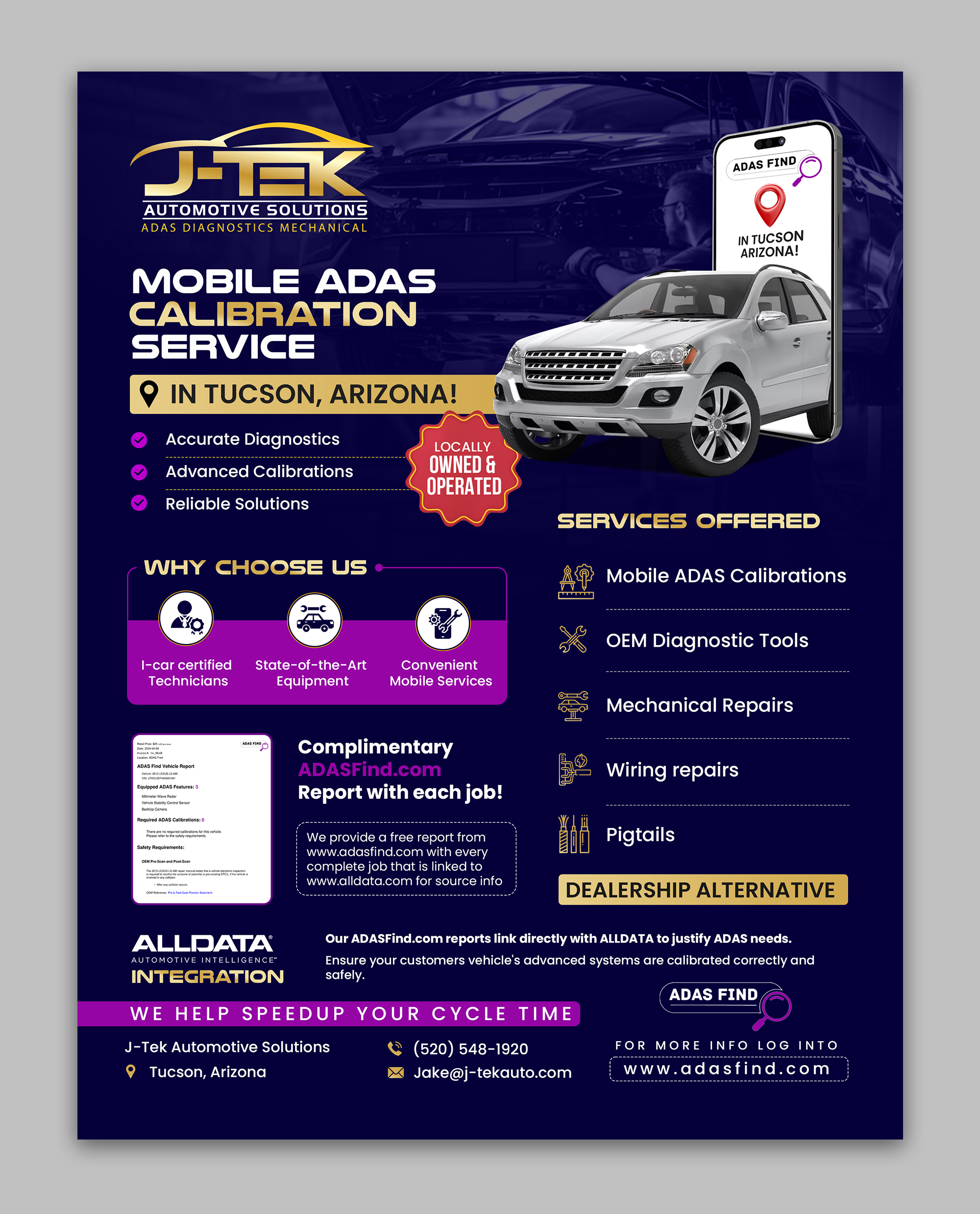 Flyer Design by debdesign for J-TEK AUTOMOTIVE SOLUTIONS | Design #33447612