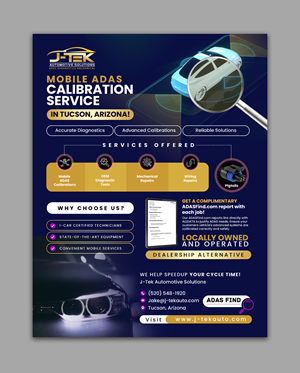Flyer Design by debdesign for J-TEK AUTOMOTIVE SOLUTIONS | Design: #33453083