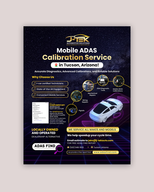 Flyer Design by debdesign for J-TEK AUTOMOTIVE SOLUTIONS | Design: #33453113