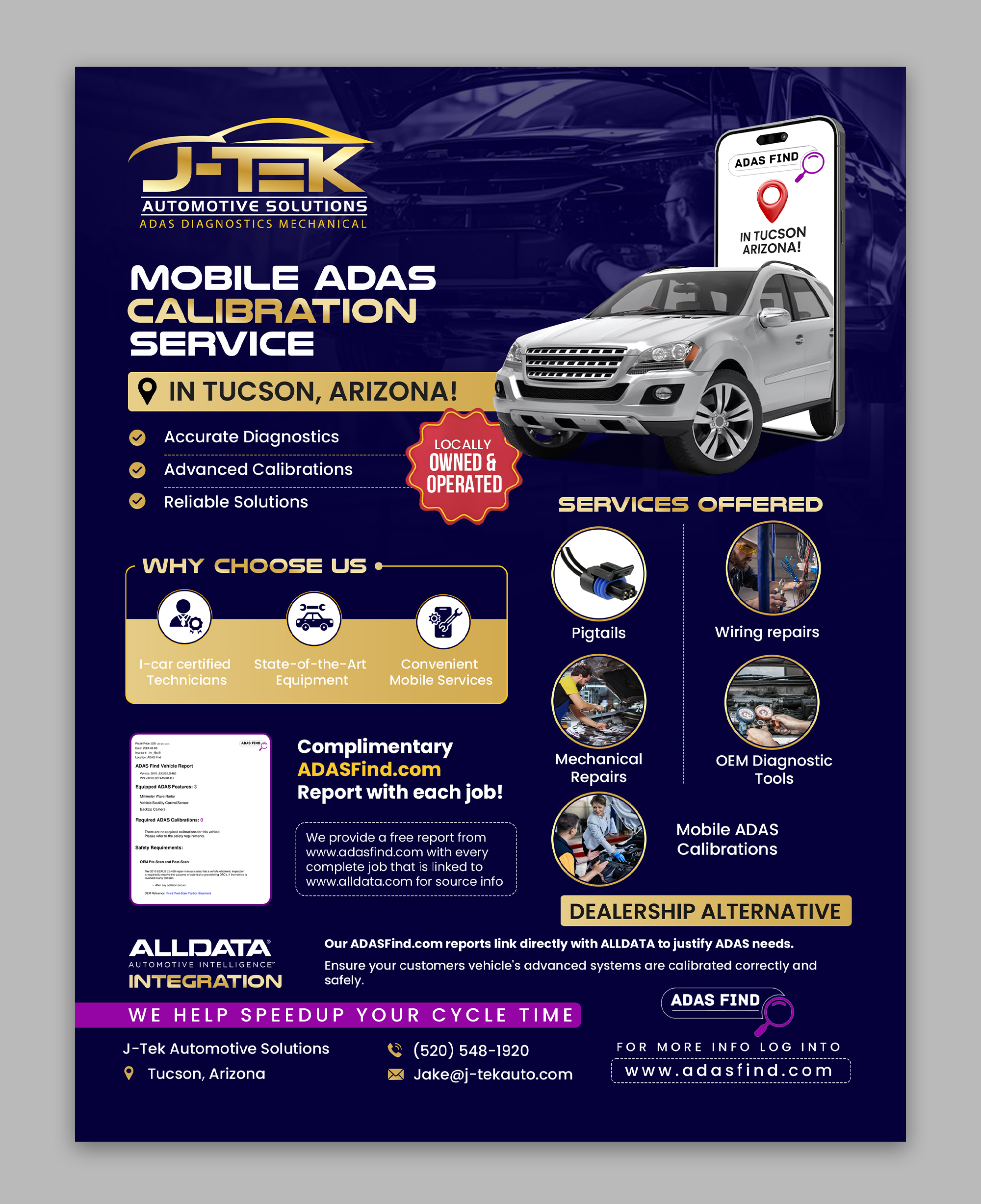 Flyer Design by debdesign for J-TEK AUTOMOTIVE SOLUTIONS | Design #33453117