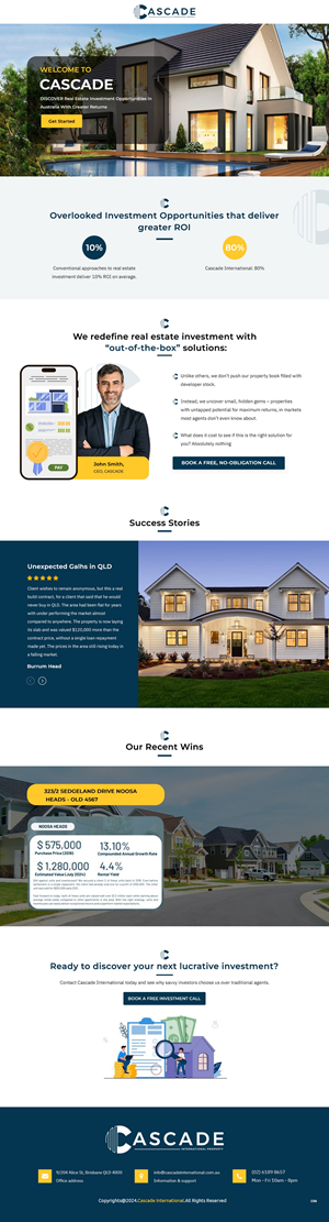 Design de Page d'Accueil par pb pour ce projet | Design : #33457249