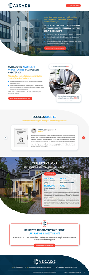 Design de Page d'Accueil par pb pour ce projet | Design : #33457251