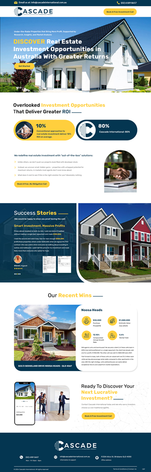 Design de Page d'Accueil par pb pour ce projet | Design : #33457258