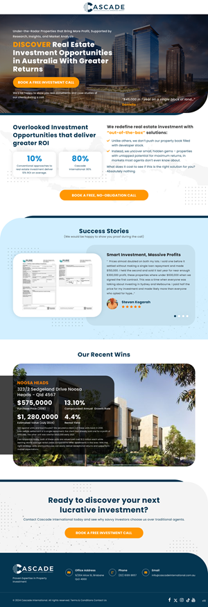 Design de Page d'Accueil par pb pour ce projet | Design : #33457262