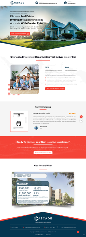 Design de Page d'Accueil par pb pour ce projet | Design : #33457264