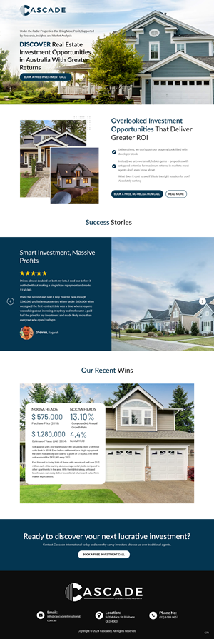 Landing Page Design by pb