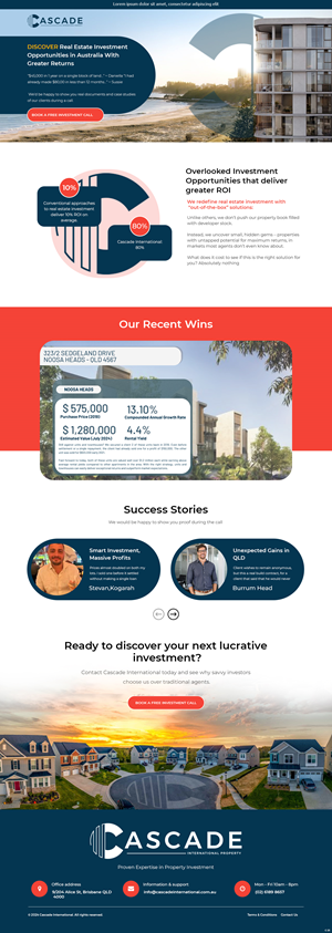 Design de Page d'Accueil par pb pour ce projet | Design : #33464999