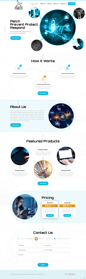 Web Design par pb pour Stitch Project  | Design : #33457389