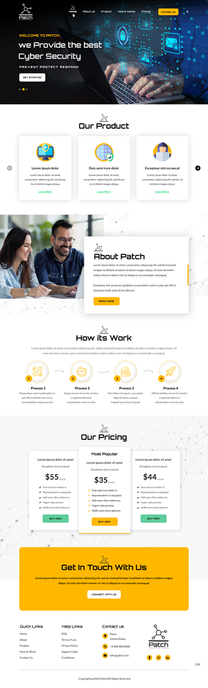 Web Design by pb for Stitch Project  | Design: #33457401