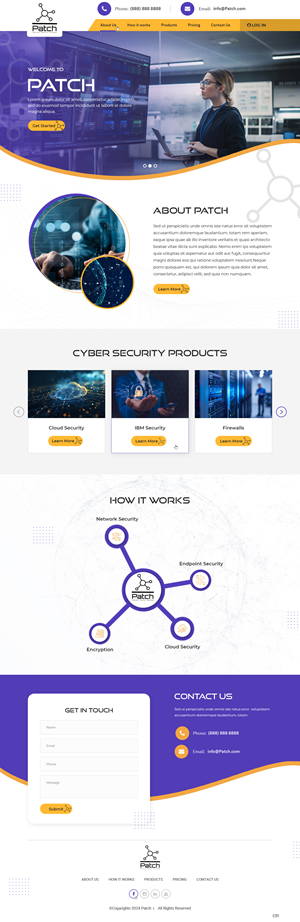 Web Design by pb for Stitch Project  | Design: #33457405