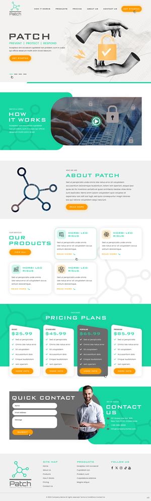 Web Design by pb for Stitch Project  | Design: #33457406