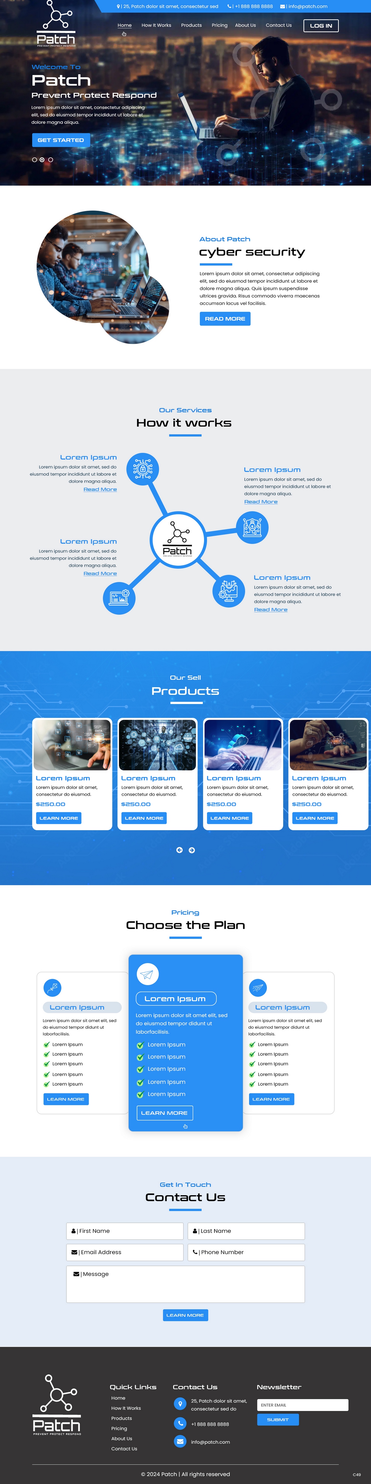 Web Design by pb for Stitch Project  | Design #33465105