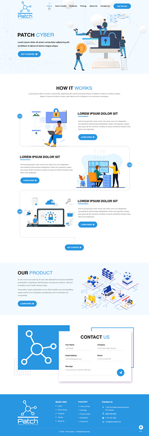 Web Design by pb for Stitch Project  | Design: #33465106