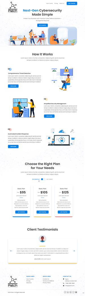 Web Design by pb for Stitch Project  | Design: #33579157