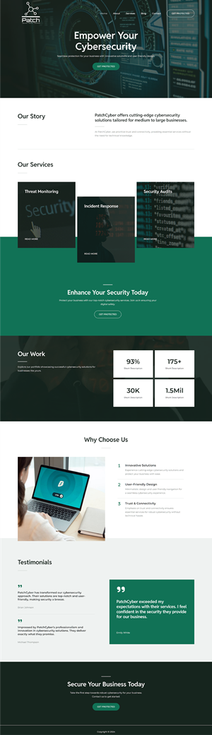Web Design by TM Kreatif for Stitch Project  | Design #33480621