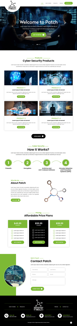 Web Design par Creations Box 2015 pour Stitch Project  | Design : #33469732