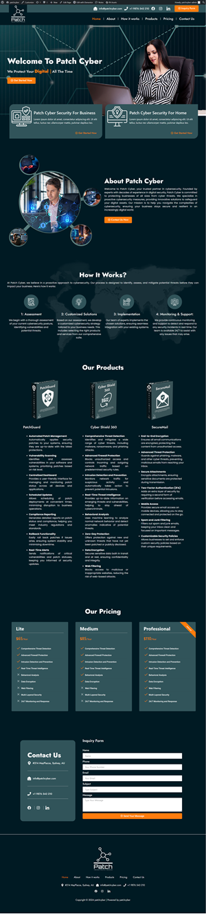 Web Design par JohnDigiTech pour Stitch Project  | Design : #33451370