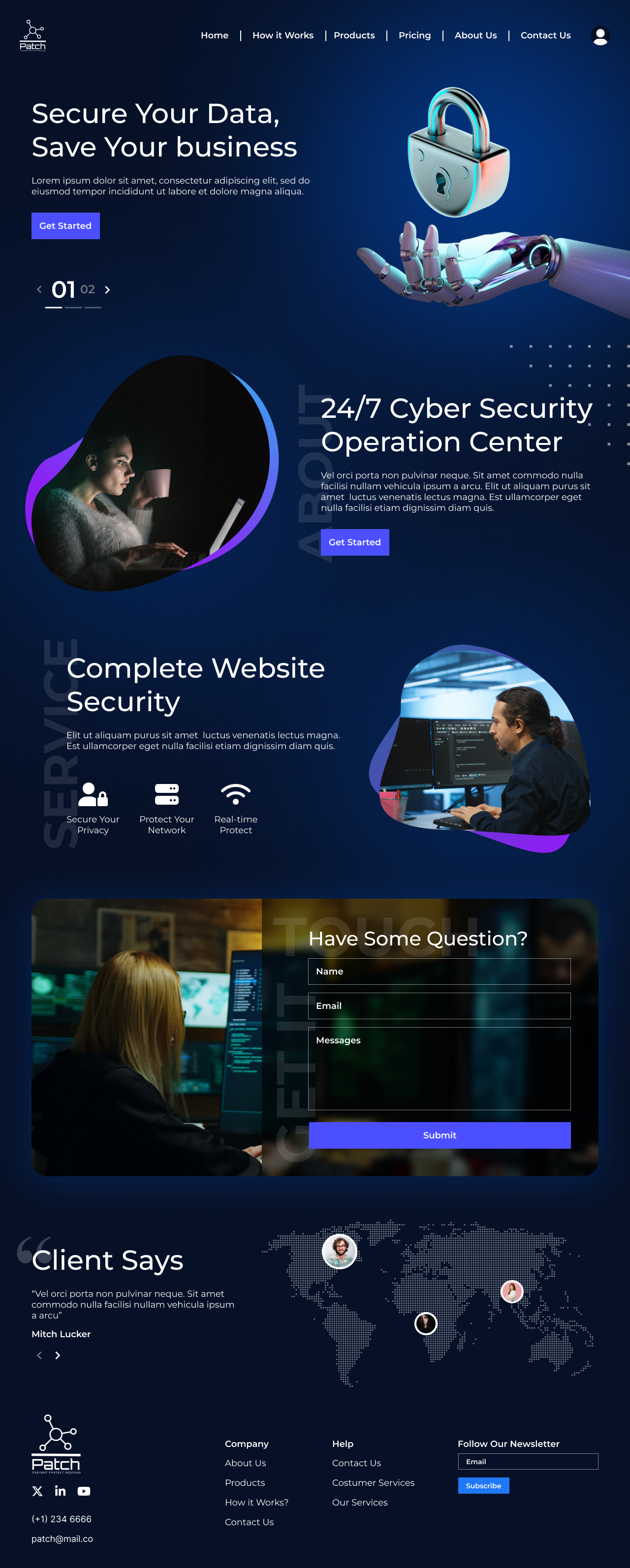 Web Design by Taufik H for Stitch Project  | Design #33471226