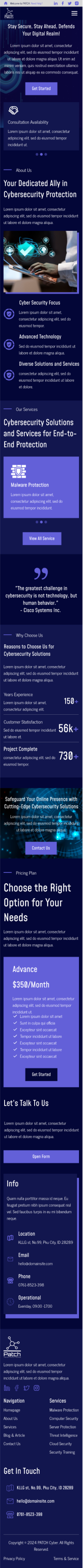 Web Design by Taufik H for Stitch Project  | Design #33471266