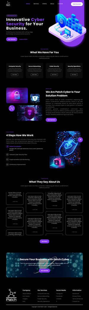 Web Design par Taufik H pour Stitch Project  | Design : #33471301