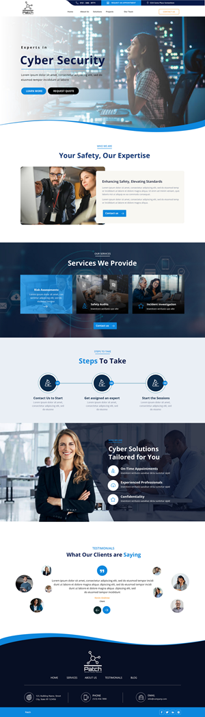Web Design par Andrew Asiimwe pour Stitch Project  | Design : #33475910