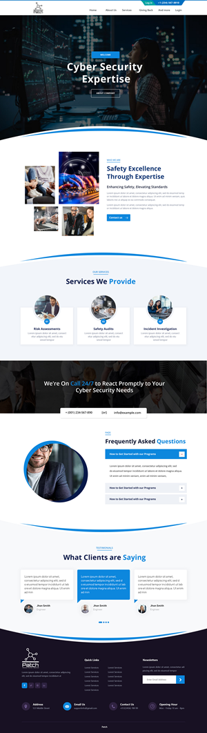 Web Design par Andrew Asiimwe pour Stitch Project  | Design : #33475915
